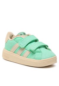 Adidas - Sneakersy adidas. Kolor: zielony. Wzór: motyw z bajki