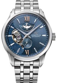 Zegarek Orient Star Zegarek męski Orient Star RE-AV0B08L00B srebrny. Kolor: srebrny #1