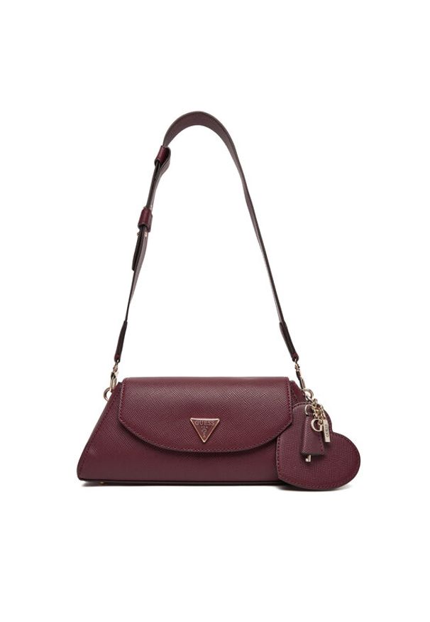 Guess Torebka Bolena HWZG92 07190 Bordowy. Kolor: czerwony. Materiał: skórzane
