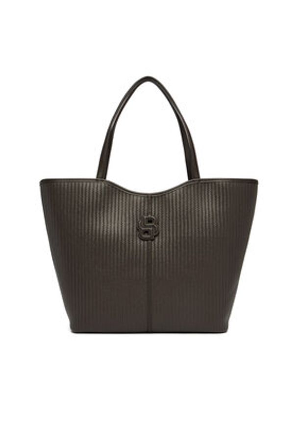 BOSS Torebka 50563192 Brązowy ciemny. Kolor: brązowy. Materiał: skórzane