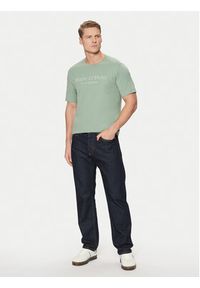 Marc O'Polo T-Shirt 520 2012 51052 Zielony Regular Fit. Typ kołnierza: polo. Kolor: zielony. Materiał: bawełna