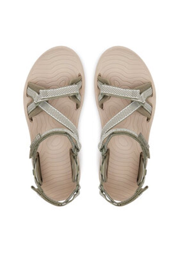 Jack Wolfskin Sandały Lakewood Ride Sandal M 4019041 Beżowy. Kolor: beżowy. Materiał: materiał