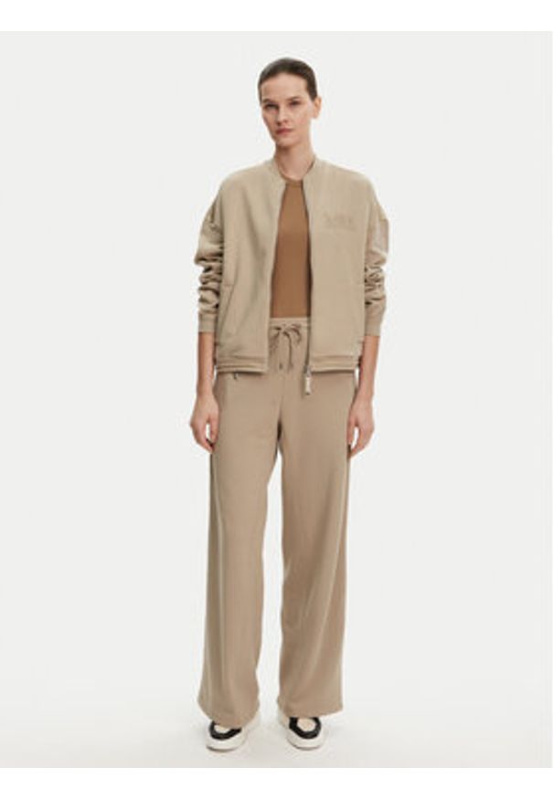Max Mara Leisure Spodnie dresowe Vales 2516781097650 Zielony Wide Leg. Kolor: zielony. Materiał: syntetyk
