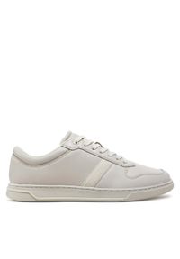 Calvin Klein Sneakersy Low Top Lace Up Logo HM0HM01491 Szary. Kolor: szary. Materiał: skóra