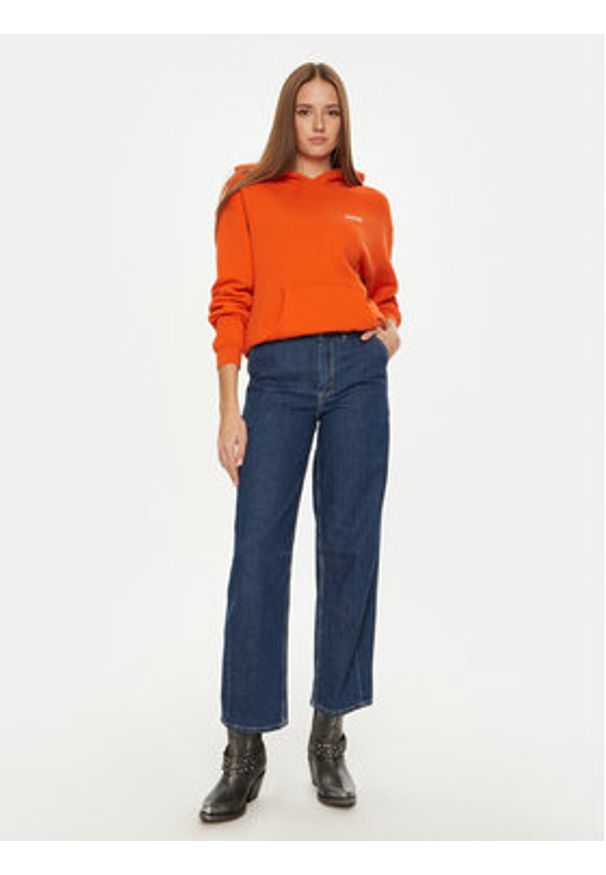 AMERICAN VINTAGE - American Vintage Jeansy Globay GLO11AH24 Granatowy Straight Fit. Kolor: niebieski. Styl: vintage
