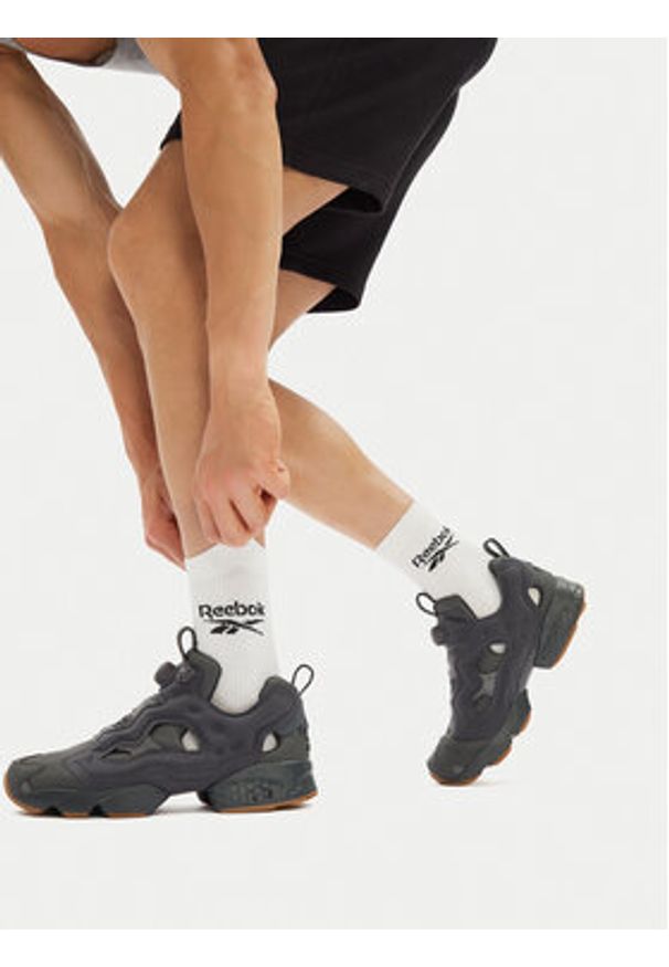 Reebok Sneakersy INSTAPUMP FURY 94 100201151 Szary. Kolor: szary. Materiał: skóra