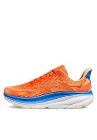HOKA - Hoka Buty do biegania Clifton 9 1127895 Pomarańczowy. Kolor: pomarańczowy. Materiał: materiał #5