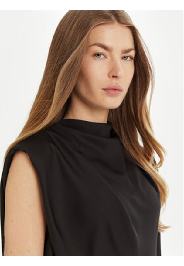 Marella Bluzka Armanda 2513161023 Czarny Regular Fit. Kolor: czarny. Materiał: syntetyk