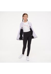 Dres dziecięcy Puma. Okazja: do domu. Kolor: wielokolorowy, czarny, fioletowy. Materiał: dresówka. Styl: sportowy