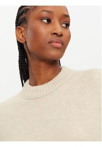 Calvin Klein Sweter J20J224636 Brązowy Regular Fit. Kolor: brązowy. Materiał: syntetyk #3