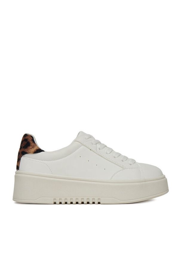DeeZee Sneakersy AM25232-R Biały. Kolor: biały. Materiał: skóra