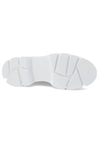 CheBello - Srebrne Półbuty Chebello Modne Obuwie Damskie. Zapięcie: sznurówki. Kolor: srebrny. Materiał: materiał. Styl: elegancki, klasyczny #5