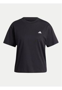 Adidas - adidas T-Shirt Essentials Small Logo JH3690 Czarny Slim Fit. Kolor: czarny. Materiał: bawełna #4