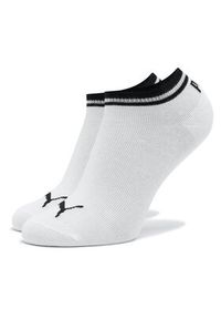 Puma Zestaw 2 par niskich skarpet unisex Heritage Sneaker 2P Unisex 907945 Biały. Kolor: biały. Materiał: materiał, bawełna