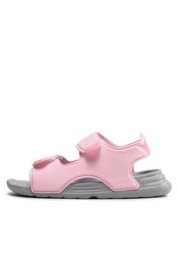 Adidas - adidas Sandały Swim Sandal C FY8937 Różowy. Kolor: różowy. Materiał: materiał #7