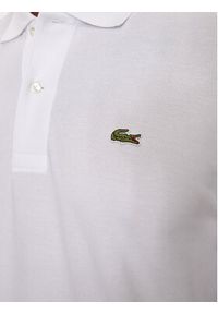 Lacoste Polo L1312 Biały Classic Fit. Typ kołnierza: polo. Kolor: biały. Materiał: bawełna