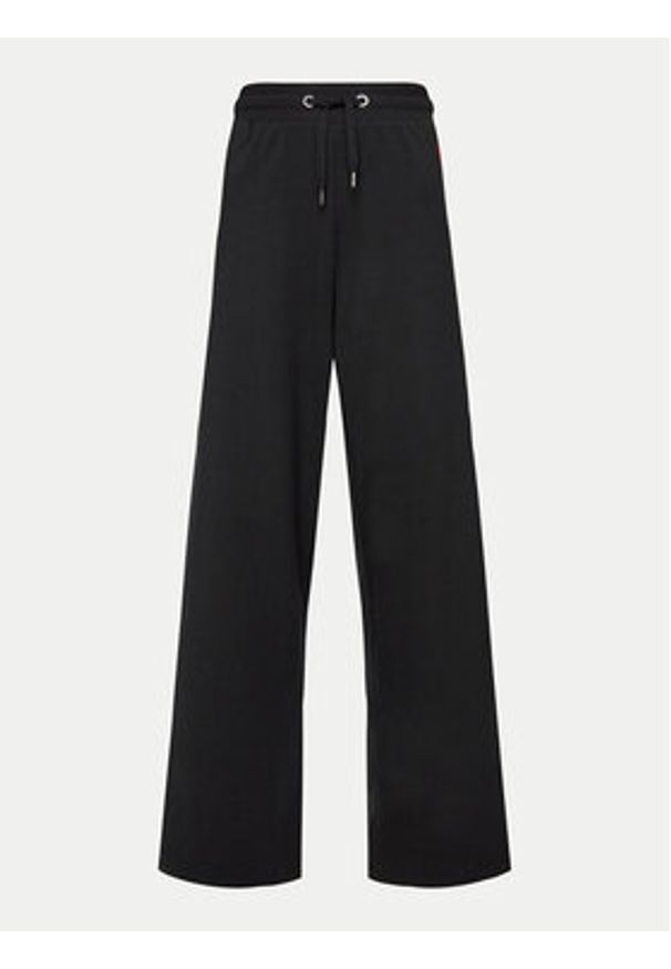 Hugo Spodnie dresowe Talua 50508694 Czarny Relaxed Fit. Kolor: czarny. Materiał: dresówka, bawełna