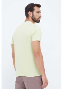 Helly Hansen t-shirt bawełniany kolor zielony z nadrukiem. Okazja: na co dzień. Kolor: zielony. Materiał: bawełna. Wzór: nadruk. Styl: casual #10