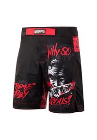 Spodenki do Grapplingu MMA BJJ K1 męskie EXTREME HOBBY WHY SO SERIOUS. Kolor: czarny. Materiał: poliester #1