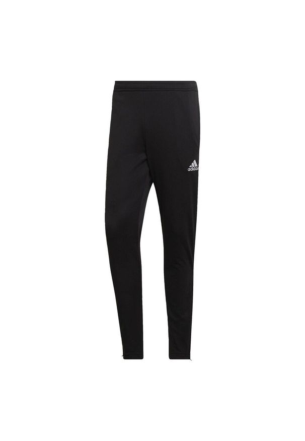 Adidas - Entrada 22 Training Pants. Kolor: czarny. Materiał: materiał, poliester. Sport: piłka nożna