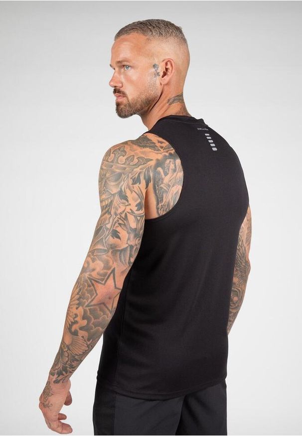GORILLA WEAR - Easton Top bez rękawów - Czarny. Kolor: czarny. Długość rękawa: bez rękawów