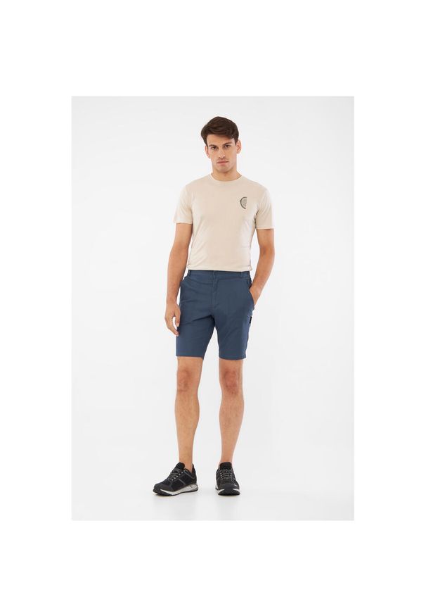 Viking - Spodenki męskie VIKING Banao Shorts Man Bamboo. Kolor: niebieski. Sport: turystyka piesza