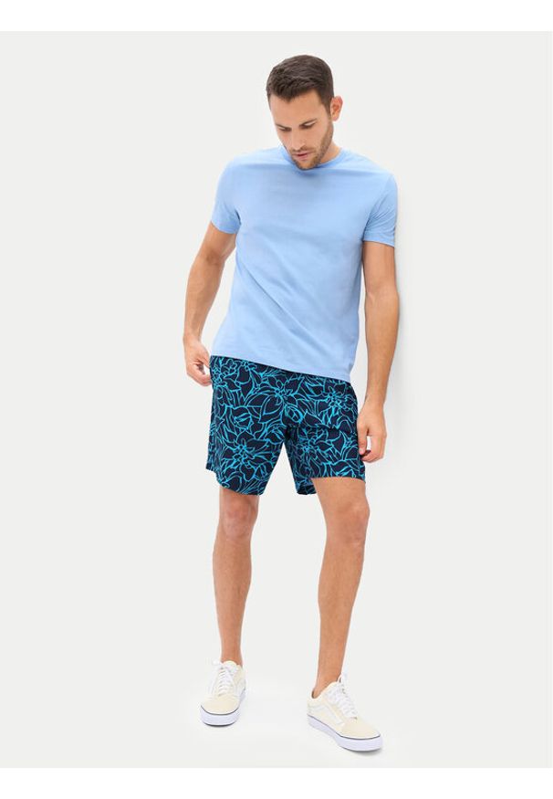 GAP - Gap Szorty kąpielowe 507546-01 Granatowy Regular Fit. Kolor: niebieski. Materiał: syntetyk