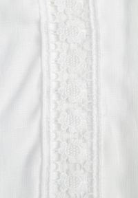 Born2be - Biała Koszula z Bawełną na Lato w Stylu Boho Ozdobiona Koronką Cinnamis. Okazja: na co dzień. Kolor: biały. Materiał: bawełna, koronka. Wzór: aplikacja, koronka. Sezon: lato. Styl: boho #3