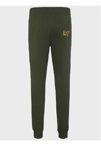 EA7 Emporio Armani Spodnie dresowe 8NPPC3 PJ05Z 0845 Zielony Regular Fit. Kolor: zielony. Materiał: bawełna #8
