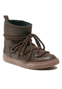 Śniegowce Inuikii Sneaker Classic 50202-001 Dark Brown. Kolor: brązowy. Materiał: skóra #1