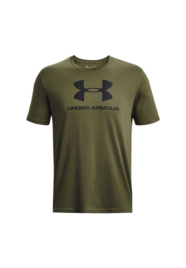 Koszulka fitness męska Under Armour Sportstyle Logo. Kolor: zielony. Sport: fitness