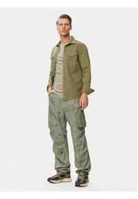 G-Star RAW - G-Star Raw Spodnie materiałowe MA1 Cargo D26945-E520 Zielony jasny Tapered Fit. Kolor: zielony. Materiał: syntetyk #4