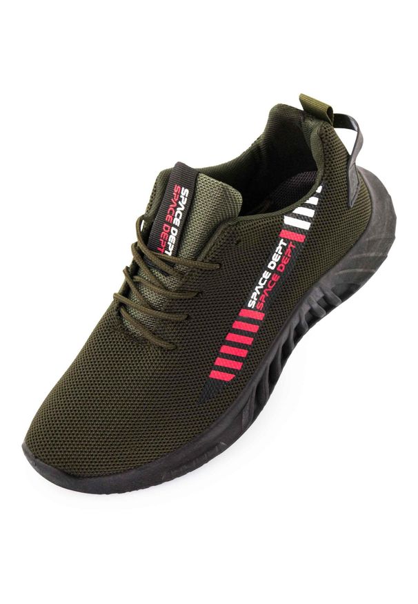 Nasa - Buty męskie NASA Beymond The Rainbow – khaki 41. Okazja: na co dzień. Kolor: wielokolorowy, zielony, różowy, szary, pomarańczowy