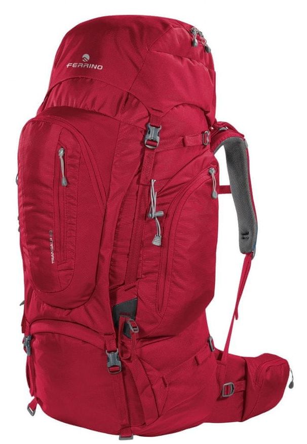 Ferrino plecak turystyczny Transalp 60 red. Kolor: czerwony