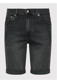 Calvin Klein Szorty jeansowe K10K108676 Czarny Slim Fit. Kolor: czarny. Materiał: jeans, bawełna #3