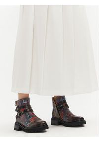 Laura Vita Botki Kouleo 43 Kolorowy. Materiał: skóra. Wzór: kolorowy #3