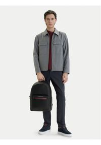 TOMMY HILFIGER - Tommy Hilfiger Plecak Th Foundation Backpack AM0AM14155 Czarny. Kolor: czarny. Materiał: skóra #1