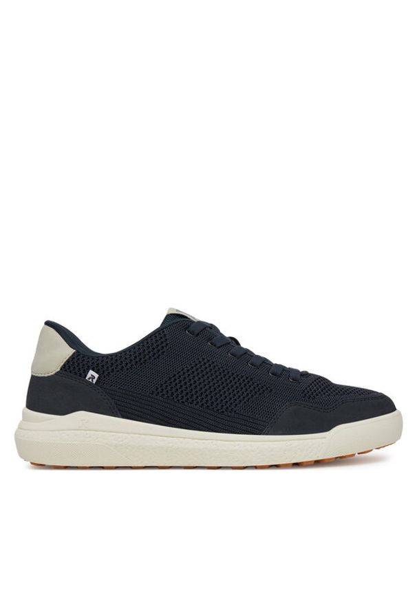 Rieker Sneakersy U1104-14 Granatowy. Kolor: niebieski. Materiał: materiał