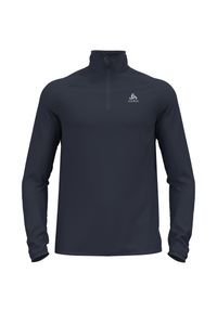 Bluza z półgolfem narciarska męska Odlo BERRA LIGHT. Kolor: wielokolorowy, niebieski, szary