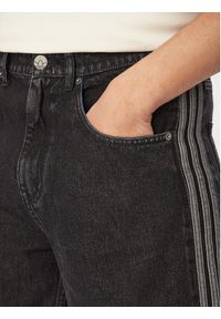 Adidas - adidas Szorty jeansowe adicolor Firebird KD1498 Czarny Loose Fit. Kolor: czarny. Materiał: bawełna #2