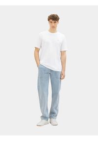 Tom Tailor Denim T-Shirt 1037655 Biały Basic Fit. Kolor: biały. Materiał: bawełna #5