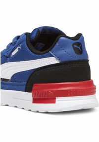 Puma - Dziecięce buty sportowe Graviton AC PUMA Clyde Royal White Black Blue. Okazja: na co dzień. Kolor: biały, niebieski, wielokolorowy