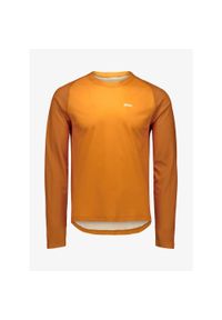 Bluza rowerowa męska POC Motion Air L/S Jersey. Kolor: pomarańczowy. Materiał: jersey
