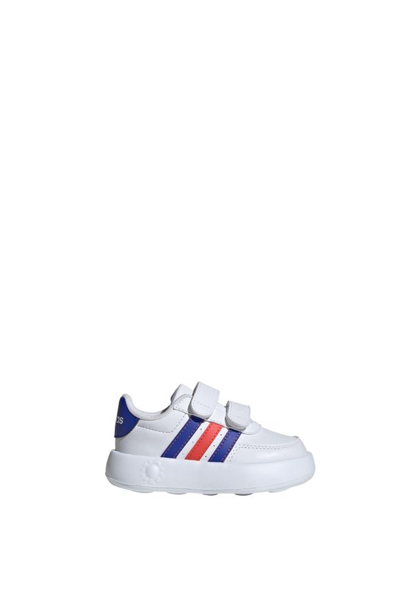 Adidas - Buty Breaknet 2.0 Kids. Okazja: na co dzień. Kolor: niebieski, biały, czerwony, wielokolorowy. Materiał: materiał