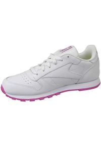 Reebok Classic Leather, dziewczęce buty sportowe, Białe. Kolor: biały. Materiał: skóra. Model: Reebok Classic