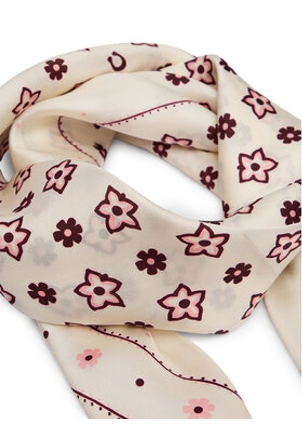 Coach Chusta jedwabna 29CEH36 Kremowy. Kolor: kremowy. Materiał: jedwab