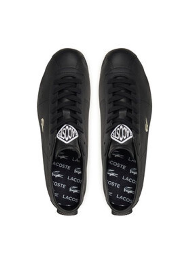 Lacoste Sneakersy Club-Low 7-49SMA0107 Czarny. Kolor: czarny. Materiał: skóra