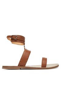 TwinSet - Sandały TWINSET. Kolor: brązowy