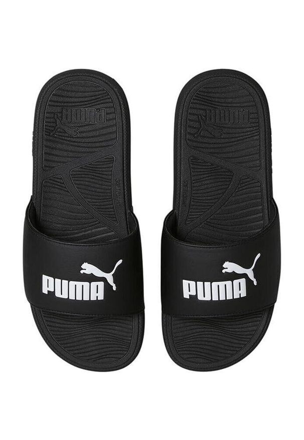 Klapki basenowe dla dorosłych Puma Cool Cat 2.0. Kolor: biały, wielokolorowy, czarny. Materiał: materiał, syntetyk