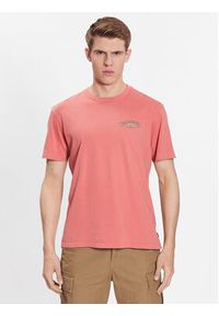 Billabong T-Shirt Arch Wave ABYZT01707 Koralowy Regular Fit. Kolor: pomarańczowy. Materiał: bawełna #4